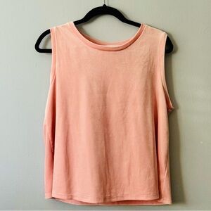 Old Navy Dusty Pink Velour Pajama Tank